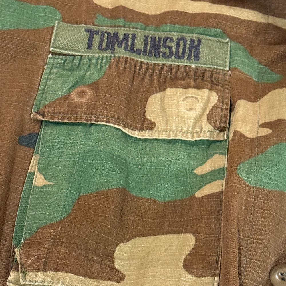 Authentic Military Field Jacket Olive Camo Drab Utility Coat - Picture 4 of 8